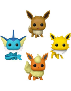 Funko Pop! Pokemon - Paquete 4 Piezas Eevee y Evoluciones 2