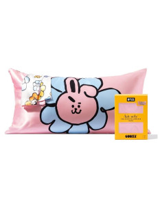 Funda de Almohada Kitsch King Satén BT21 Cooky Suave