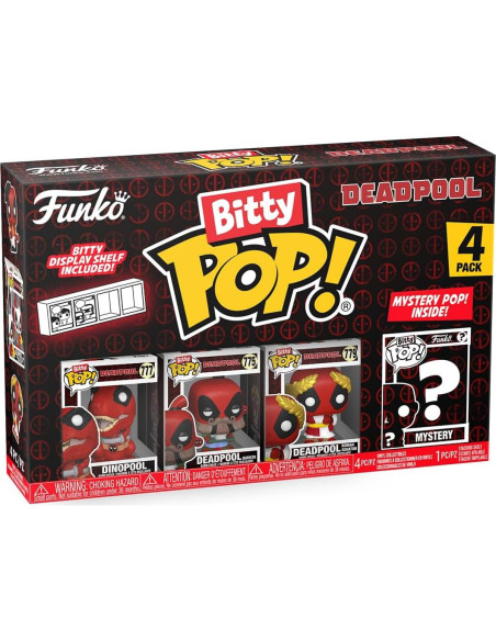 Funko Bitty POP! Deadpool Dinopool 4-Pack Coleccionable