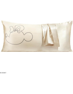 Funda de Almohada Kitsch Disney Minnie Mouse Satén King 2