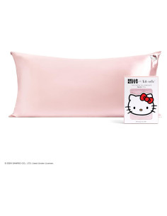 Funda de Almohada Kitsch Hello Kitty Rosa King Satén