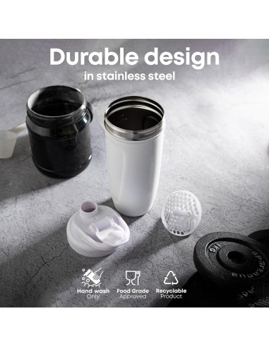 Botella de Batido Smartshake Expecto Patronum 900 ml Acero