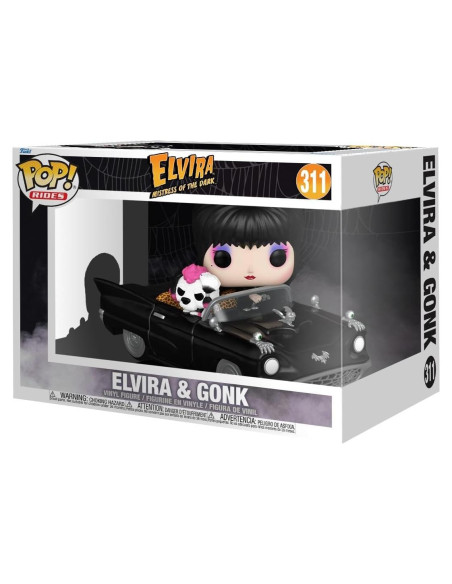 Funko POP! Rides Elvira Mistress of The Dark - Figura 11.56 cm