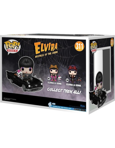 Funko POP! Rides Elvira Mistress of The Dark - Figura 11.56 cm