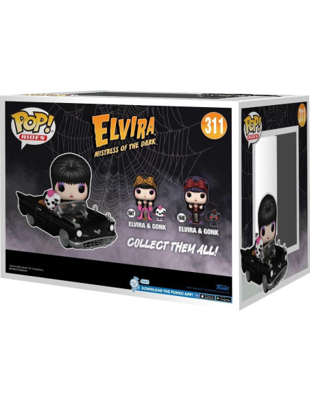 Funko POP! Rides Elvira Mistress of The Dark - Figura 11.56 cm