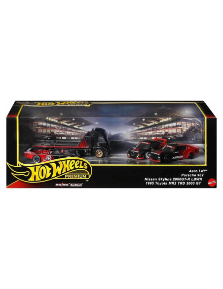 Conjunto de Exhibición Hot Wheels ADVAN 4 Vehículos 1:64