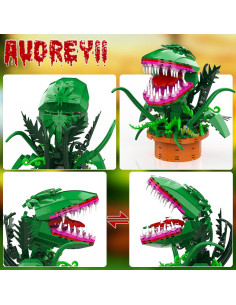Set Construcción Planta Piraña Audrey II XIJI 342 Piezas 2