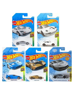 Hot Wheels Locos Exóticos Paquete de 5 Coches Diecast