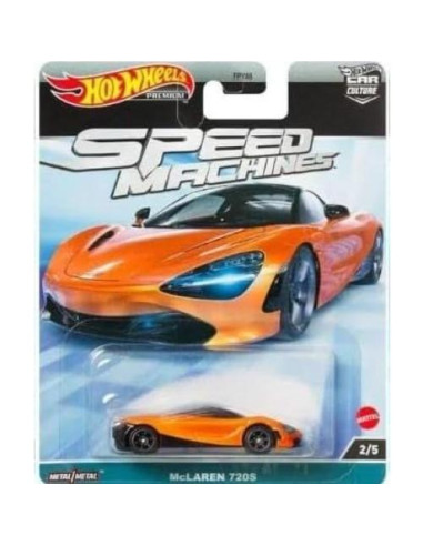 Conjunto 5 Vehículos Diecast Hot Wheels 2023 Máquinas Velocidad