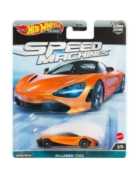 Conjunto 5 Vehículos Diecast Hot Wheels 2023 Máquinas Velocidad