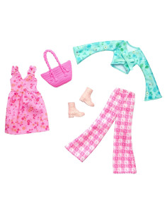Conjunto de Ropa Barbie 2 en 1 - Atuendos y Accesorios