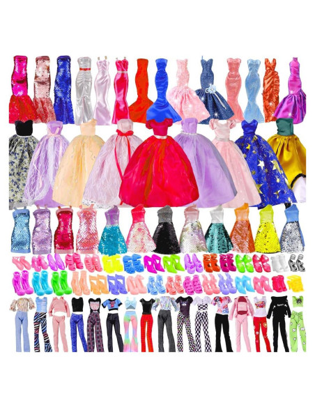 Conjunto Ropa para Muñecas E-TING 25 Piezas 11.5"