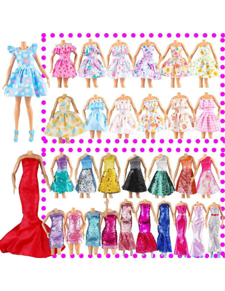 Conjunto Ropa para Muñecas E-TING 25 Piezas 11.5"