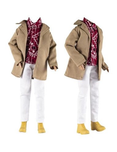 Conjunto de Ropa para Muñeca E-TING 5 Outfits + 5 Zapatos