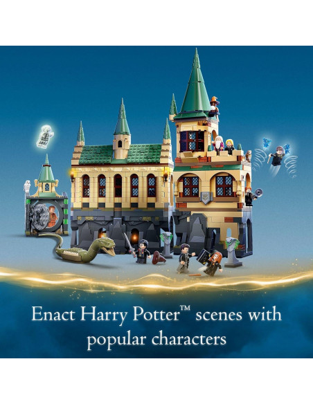 LEGO Harry Potter Cámara de Secretos 76389 con Minifiguras LEGO Harry Potter Cámara de Secretos 76389 con Minifiguras