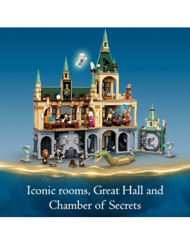 LEGO Harry Potter Cámara de Secretos 76389 con Minifiguras