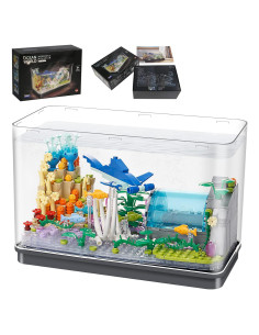 Bloques de Construcción Acuario Bibilock 517PCS Creativo
