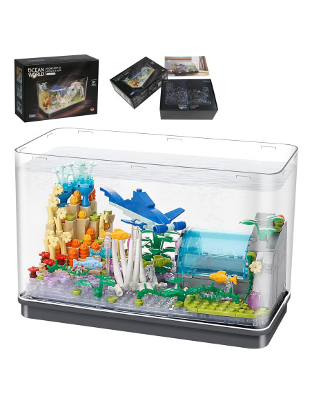 Bloques de Construcción Acuario Bibilock 517PCS Creativo