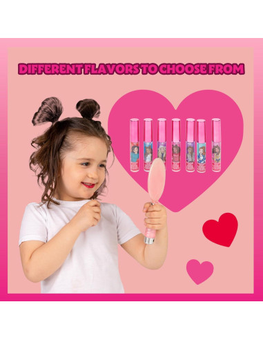 Set de Brillo Labial Townley Girl Barbie 7 Piezas 6,23 ml