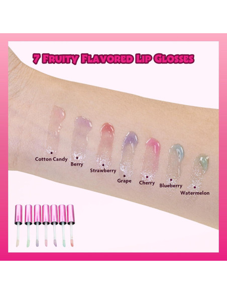 Set de Brillo Labial Townley Girl Barbie 7 Piezas 6,23 ml