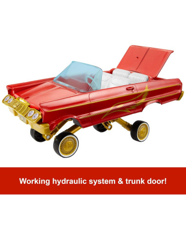 Figura de Acción Rey Mysterio + Vehículo Lucha Low Rider