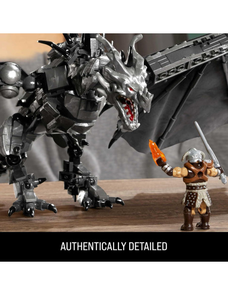 Figuras de Acción MEGA Skyrim Alduin 619 Piezas 63.5 cm