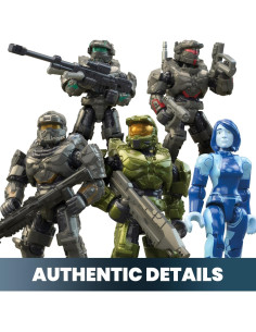 Vehículo Warthog FLEETCOM Halo La Serie 462 Piezas 2