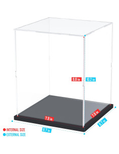 Caja de Exhibición Acrílica Choowin 20x20x25 cm para Lego 2
