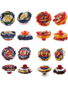 Conjunto Juguetes Bey Battle Burst SANMI 10 Trompos 2 Lanzadores 2