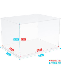 Caja de Exhibición Acrílica Choowin 40x30x25 cm para Lego 2