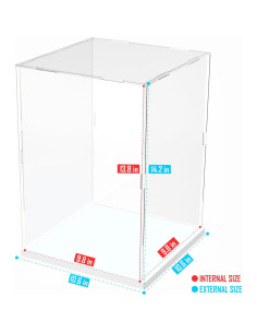 Caja de Exhibición Acrílica Choowin 25x25x35 cm para Lego 2