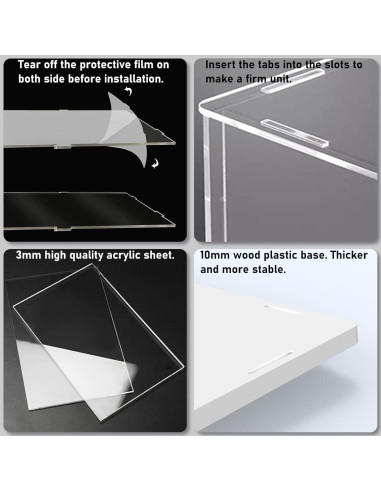 Caja de Exhibición Acrílica Choowin 25x25x35 cm para Lego