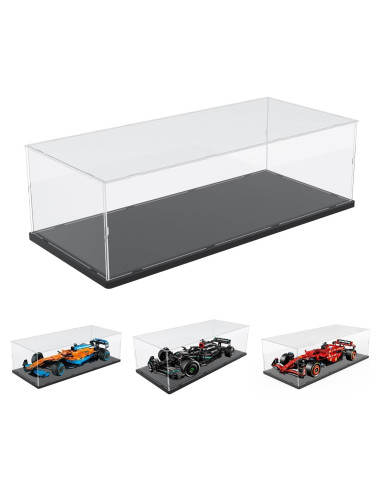 Caja de Exhibición Acrílica Choowin para Lego F1 70x30x20 cm