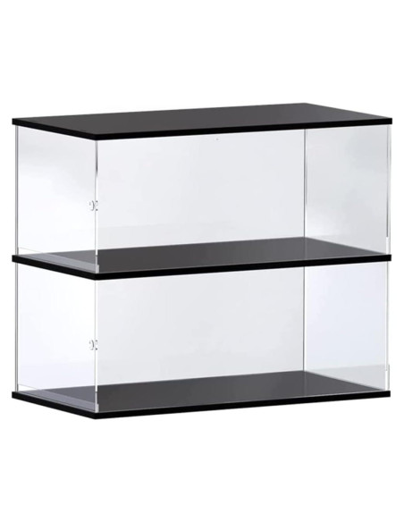 Caja de Exhibición Acrílica Choowin 2 Capas para Lego Negro Caja de Exhibición Acrílica Choowin 2 Capas para Lego Negro