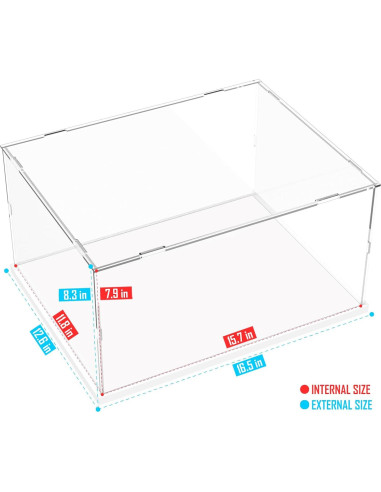 Caja de Exhibición Acrílica Choowin para Lego 40x30x20 cm
