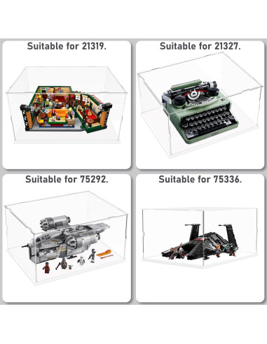 Caja de Exhibición Acrílica Choowin para Lego 40x30x20 cm