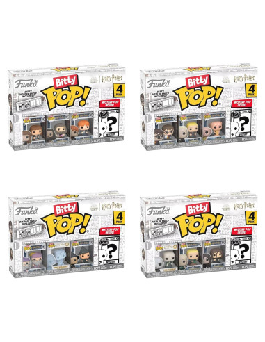 Funko Bitty Pop! Harry Potter Paquete de 4 Figuras Mini