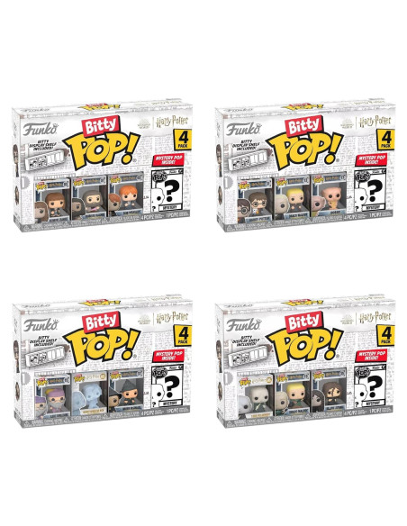 Funko Bitty Pop! Harry Potter Paquete de 4 Figuras Mini