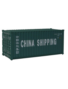 Contenedor Corrugado 20 pies HO Walthers China Shipping