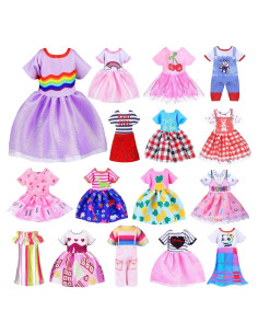 16 Piezas Ropa de Muñeca Hungdao 15 cm Accesorios Niñas