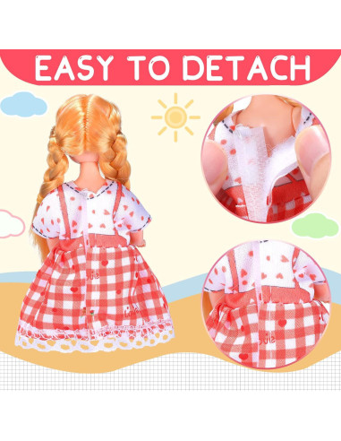 16 Piezas Ropa de Muñeca Hungdao 15 cm Accesorios Niñas