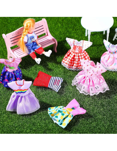 16 Piezas Ropa de Muñeca Hungdao 15 cm Accesorios Niñas