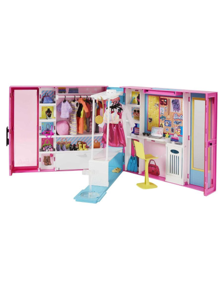 Armario de Sueños Barbie con 30 Ropa y Accesorios - Mattel