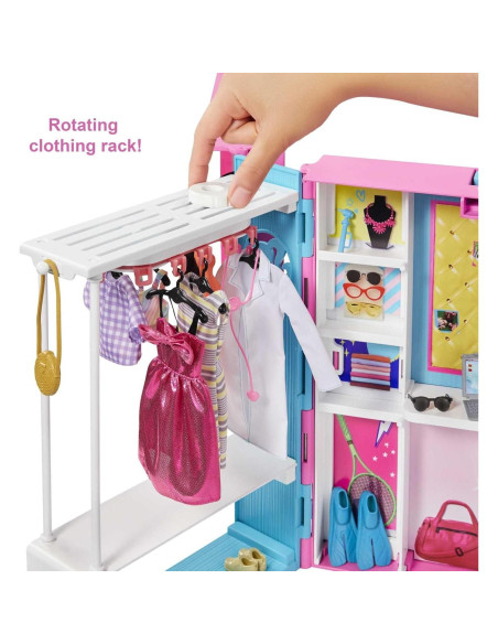 Armario de Sueños Barbie con 30 Ropa y Accesorios - Mattel