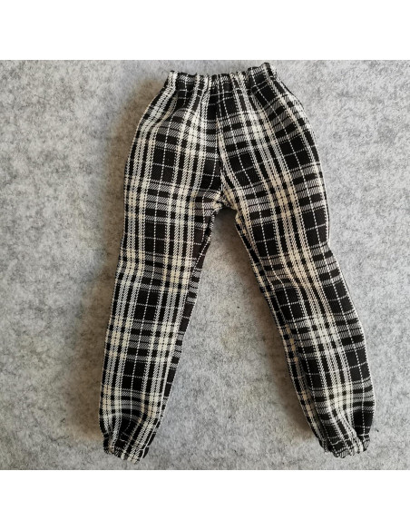 Sudadera 1/6 SSbeauty + Pantalones cuadros para figura 30 cm