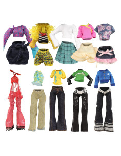BARWA 10 Conjuntos Ropa Muñecas Chica Monstruo 27,94 cm