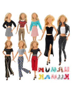 16 Piezas Ropa y Accesorios para Muñeca 30 cm Carreuty