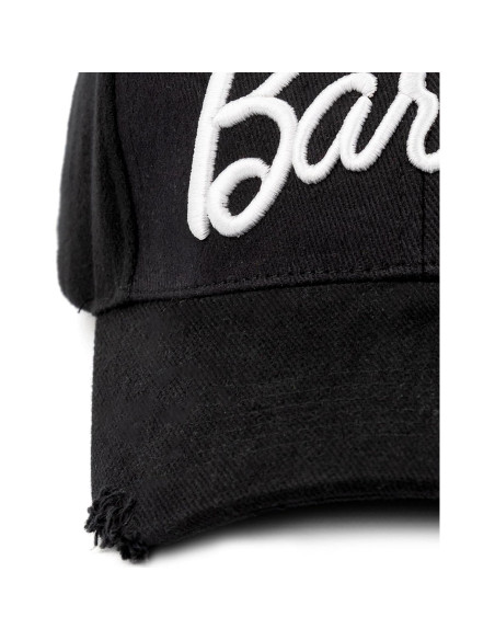 Gorra negra Barbie snapback ajustable para mujeres y adolescentes