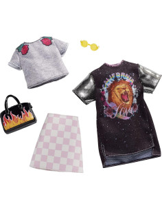Ropa de Muñeca Barbie - 2 Conjuntos y Accesorios 2
