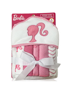 Juego de Toallas de Baño Barbie con Capucha y Paños
